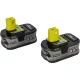 Akumulatoru komplekts Ryobi ONE+ RC18120-250, 18 V, 2x 5.0 Ah ar lādētāju