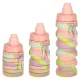 Складная силиконовая бутылка для воды 500 мл, BPA Free, радужная