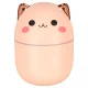 Cute Cat Air Humidifier and Aroma Diffuser with RGB Night Light, Pink