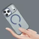 Magnetic Abrasive iPhone 17 Pro vāciņš ar MagSafe, matēts zils