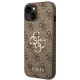 Guess 4G Big Metal Logo vāciņš iPhone 14/15/13 - Brūns