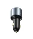 Joyroom JR-CCN07 auto lādētājs 120W 2xUSB-C USB-A + USB-C kabelis 100W - tumši pelēks | Phone Car Charger