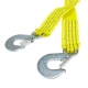 Автомобильный буксирный трос с крюками - 3м, 3000кг | Car Tow Rope Strap with Hooks