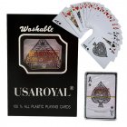 Plastikāta spēļu kārtis pokeram / Kāršu komplekts, kava 54 gb. | Plastic Playing Poker Cards