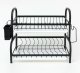 Gotel Q83F 2-Tier Dish Drainer with Drip Tray