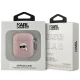 Чехол Karl Lagerfeld Monogram Karl Head для AirPods 1 / 2, розовый