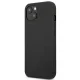 Mercedes iPhone 14 Plus Case Leather Hot Stamped, Black
