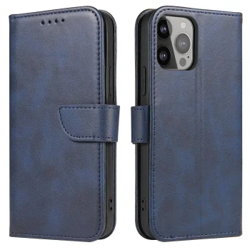 Magnet Case Samsung Galaxy S25+ atverams vāciņš maciņš grāmatiņa, zils