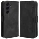 Samsung Galaxy A35 ( SM-A356E/DS ) Multiple Card Slots Design Wallet Stand Leather Book Case Cover, Black | Telefona...