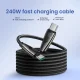 Joyroom SA31-CC5 USB-C uz USB-C 240W Kabelis 1.2m Melns