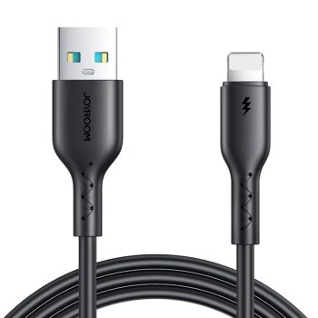 Joyroom SA26-AL3 USB uz Lightning kabelis, 3A, 1m, melns
