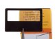 Credit Card Magnifier with Fresnel Lens 85x55mm