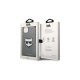 Karl Lagerfeld iPhone 14 Plus Case Choupette Head Patch Silver