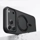 Чехол Tech-Protect для iPhone 17 Pro MagRing MagSafe, матовый черный