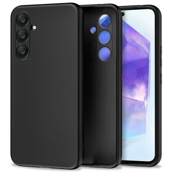 Samsung Galaxy A55 ( SM-A556B/DS ) Tech-Protect Icon Case Cover, Black | Telefona Vāciņš Maciņš Apvalks Bamperis