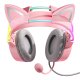 Spēļu austiņas ONIKUMA X15Pro Pink Cat\\\'s Ears | Gaming headphones