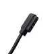 Magnētiskais lādētājs viedpulksteņiem HUL-01 2-pin 2.8mm, 60cm, melns