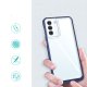 Hybrid Armor Samsung Galaxy S23 vāciņš Clear 3in1, caurspīdīgs ar zilu rāmi