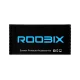 Roobix Full Cover rūdītais aizsargstikls iPhone 17 Pro Max ar aplikatoru, 0.3 mm, 2.5D, melns