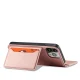 Magnet Card Case iPhone 14 Pro Max atverams vāciņš maciņš grāmatiņa ar statīvu, rozā