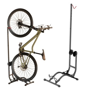 Maclean MC-170 Freestanding Bike Stand, Vertical/Horizontal, Steel, 35kg