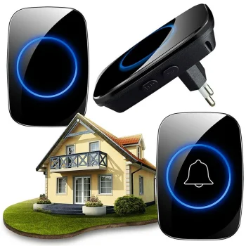 Беспроводной дверной звонок Gotel, 300м, IP44