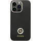 Чехол Guess для iPhone 13 Pro Silicone Logo Strass 4G, черный
