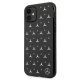Mercedes iPhone 11 / Xr vāciņš Silver Stars Pattern, melns