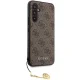 Чехол Guess для Samsung Galaxy S23 FE 4G Charm, коричневый