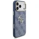 Чехол Guess 4G Big 4G Classic Logo для iPhone 17 Pro Max — синий и золотой