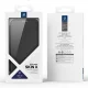Dux Ducis Skin X Pro iPhone 17 vāciņš ar maku, saderīgs ar MagSafe – melns | Phone Case Cover