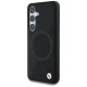 BMW Leather Half Textured MagSafe Case for Samsung Galaxy S25 - Black