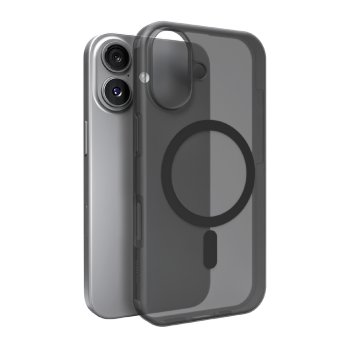 Puro iPhone 17 Case Daylight MagSafe, Translucent Black