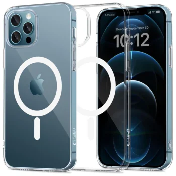 Tech-Protect FlexAir MagSafe vāciņš iPhone 12 / 12 Pro caurspīdīgs