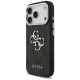 Guess 4G Big 4G Classic Logo vāciņš Apple iPhone 17 Pro, Melns/Zelts