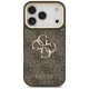 Guess 4G Classic Logo vāciņš ar siksniņu iPhone 17 Pro - Brūns