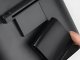 Compact Car Trash Bin with Push Lid for Doors and Console