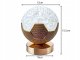 LED Night Light Football, 3 Light Modes, USB-C, White/Gold