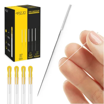 4FIZJO akupunktūras un sausās adatēšanas adatas ar vadotni 100 gab. 0,3 x 100 mm