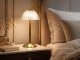 Wireless LED Table Lamp with USB-C and 3 Light Modes, Gold/White