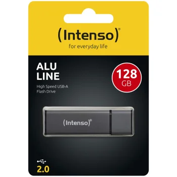 Zibatmiņa Intenso Alu Line 128 GB USB 2.0, antracīta