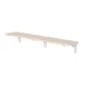 Maclean MC-129 WD Saliekams plaukts / virsma, 100x20cm, 50kg, gaišs koks