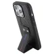 BMW iPhone 15 Pro vāciņš Grip Stand Smooth & Carbon, melns