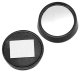 Wide Angle Convex Blind Spot Mirrors, 2 Pack, Black