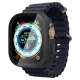 Aizsargvāciņš ar rūdītu stiklu Spigen Thin Fit 360 priekš Apple Watch Ultra 49mm, melns