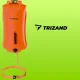 Trizand 2w1 piepūšamā peldēšanas boja ar sauso kabatu 35L, oranža