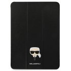 Karl Lagerfeld iPad Pro 12.9" (2021) Saffiano Karl Head vāciņš Melns