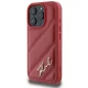 Чехол Karl Lagerfeld для iPhone 16 Pro Quilted Signature, красный