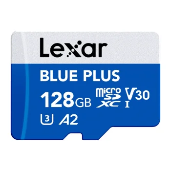 Atmiņas karte Lexar BLUE PLUS microSDXC 128 GB UHS-I V30 A2