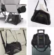 Suņu, kaķu, dzīvnieku pārnesāšanas transportēšanas soma, Melns | Cat Dog Carrier Bag